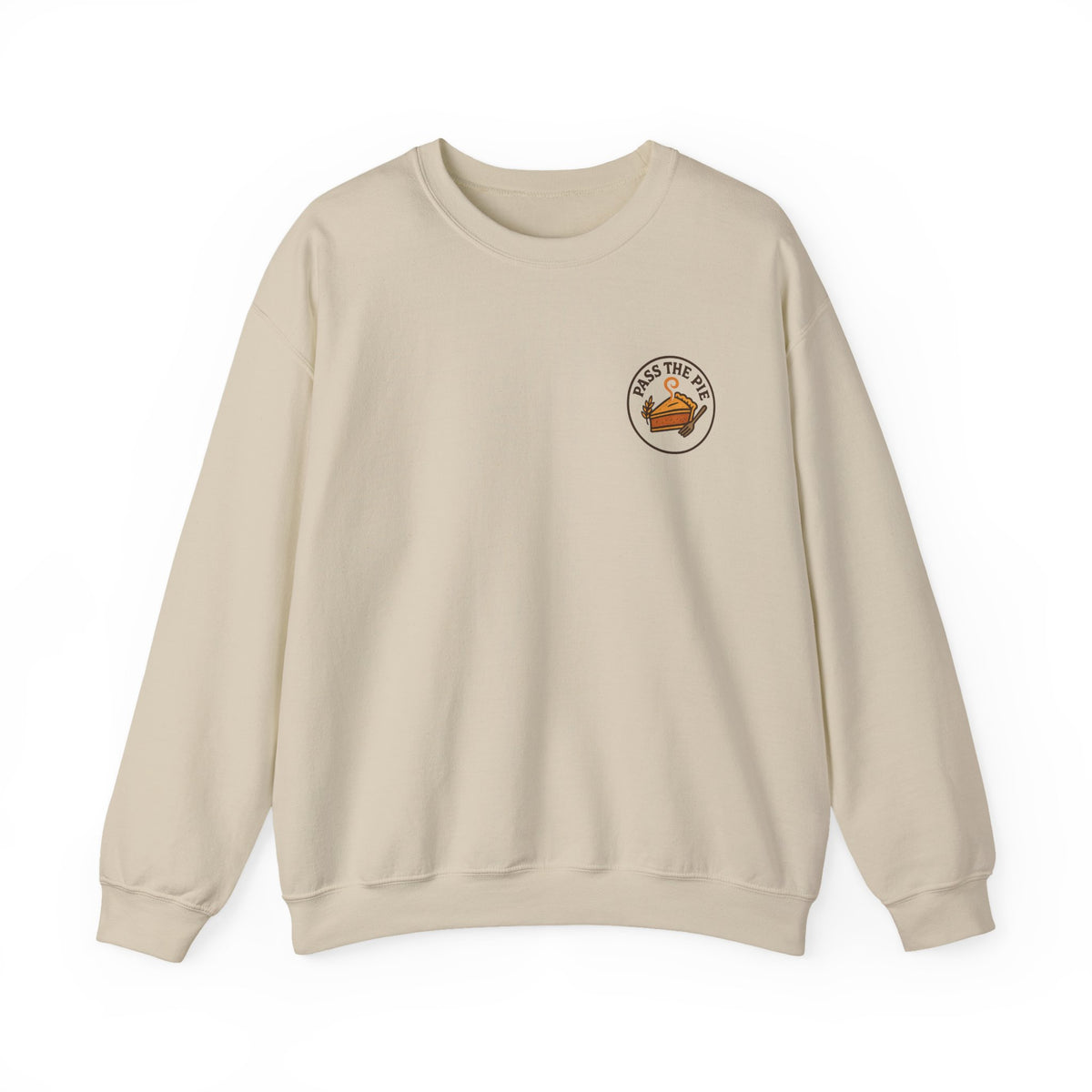 Friendsgiving Sweatshirt | Cozy Hostess Gift, Small Left-Chest Print
