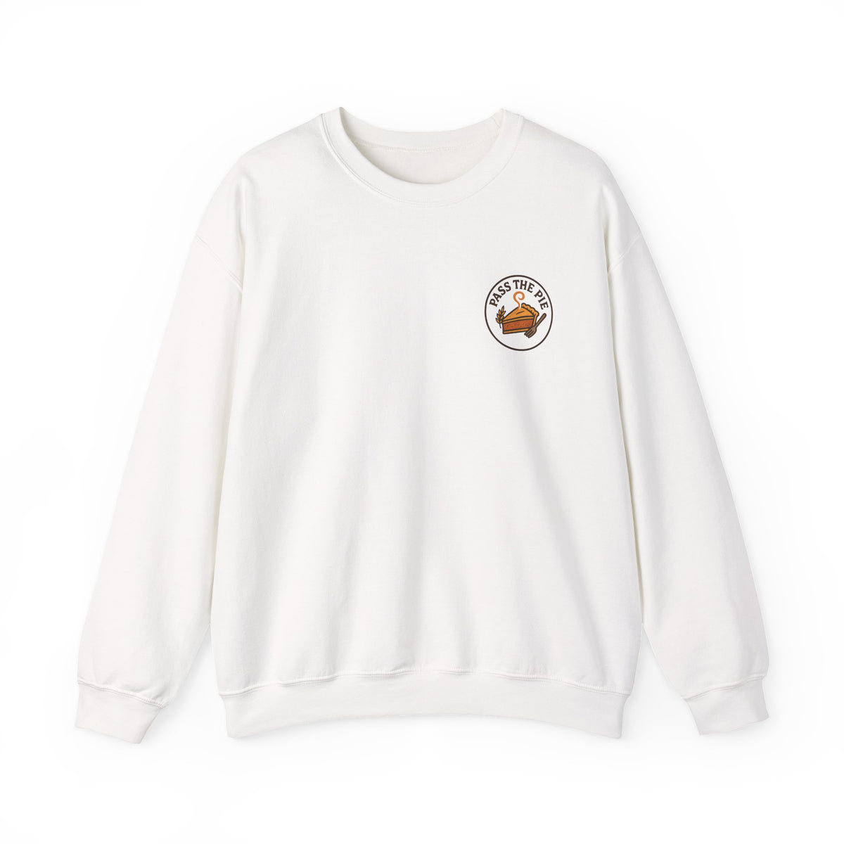 Friendsgiving Sweatshirt | Cozy Hostess Gift, Small Left-Chest Print