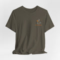 Coffee Sunrise Tee – 'Sip the Sunrise' Minimal Chest Graphic T-Shirt