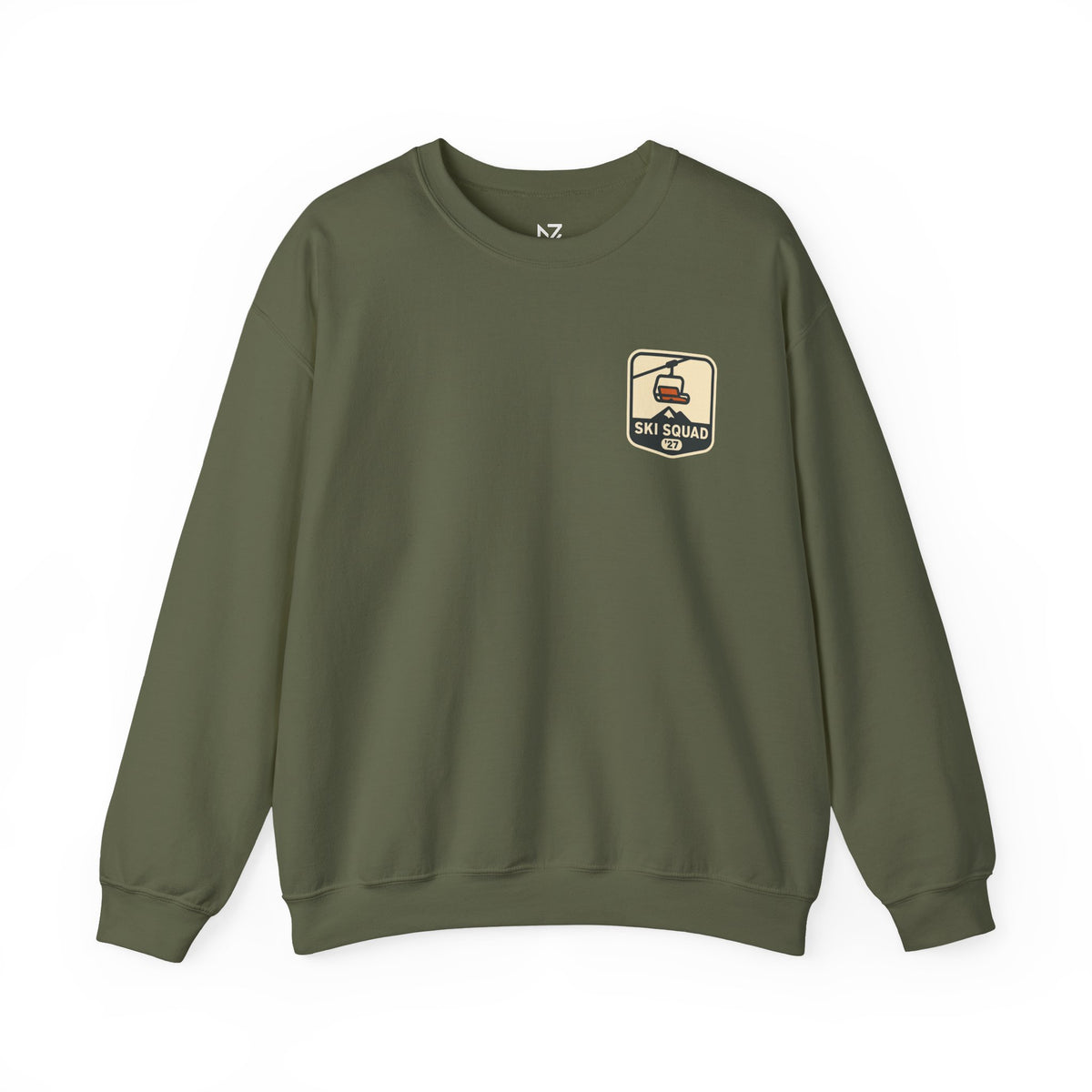 Ski Trip Sweatshirt | Matching Cabin Shirts, Small Chest Print