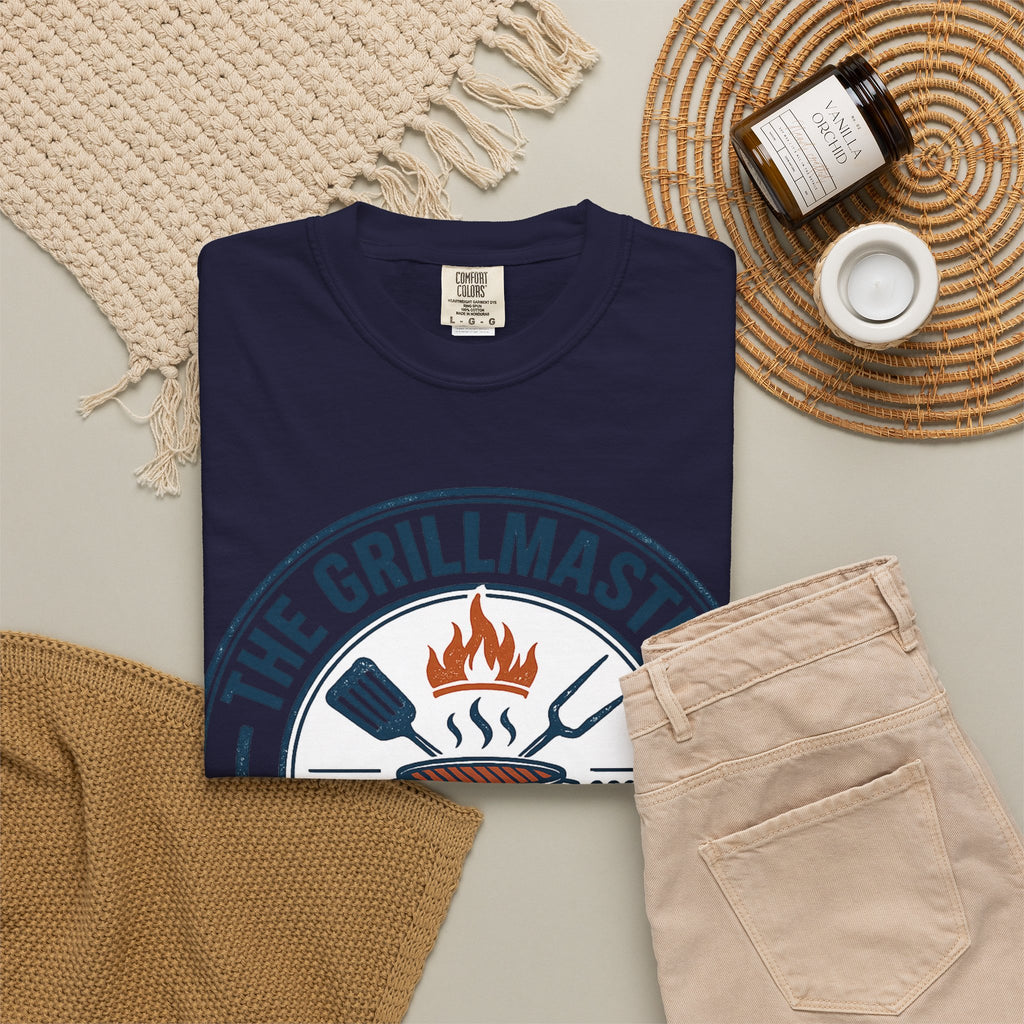 The Grillmaster T-shirt | BBQ Grill Logo, "An Offer You Can't Refuse (But You Can Eat)"