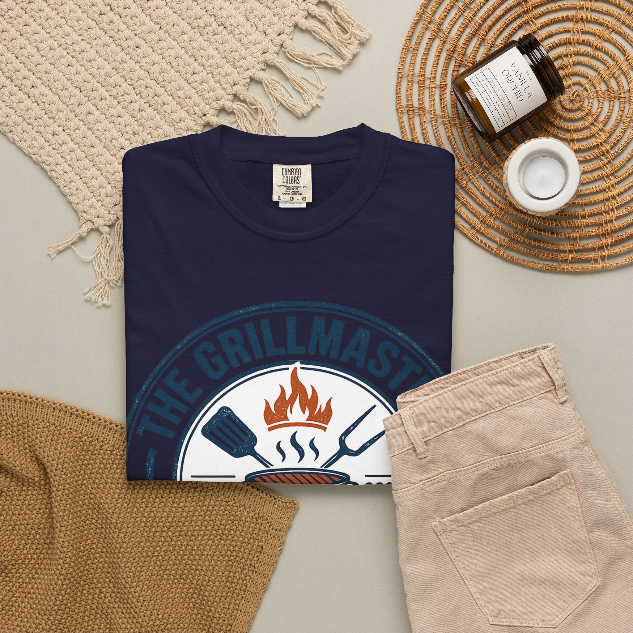 The Grillmaster T-shirt | BBQ Grill Logo, "An Offer You Can't Refuse (But You Can Eat)"