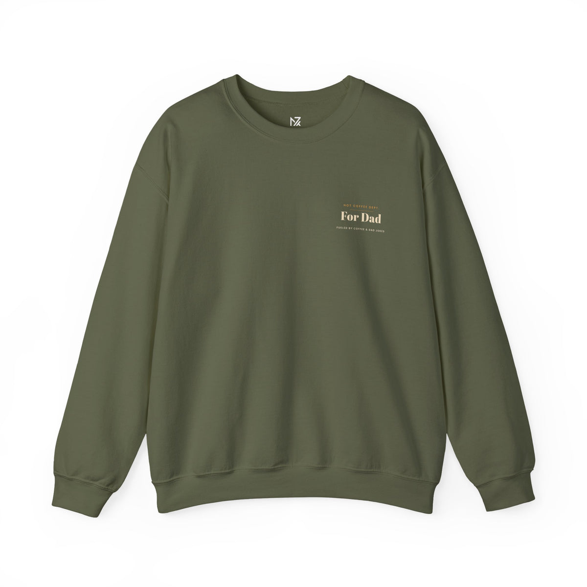 Dad Gift Sweatshirt | Vintage Thermos Badge, Minimal Chest Print