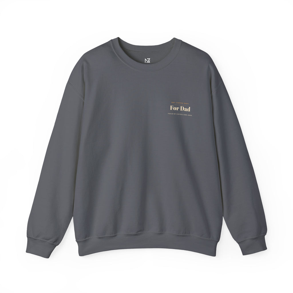 Dad Gift Sweatshirt | Vintage Thermos Badge, Minimal Chest Print