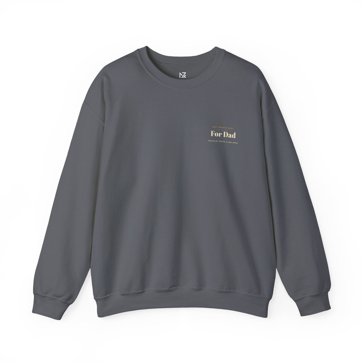 Dad Gift Sweatshirt | Vintage Thermos Badge, Minimal Chest Print