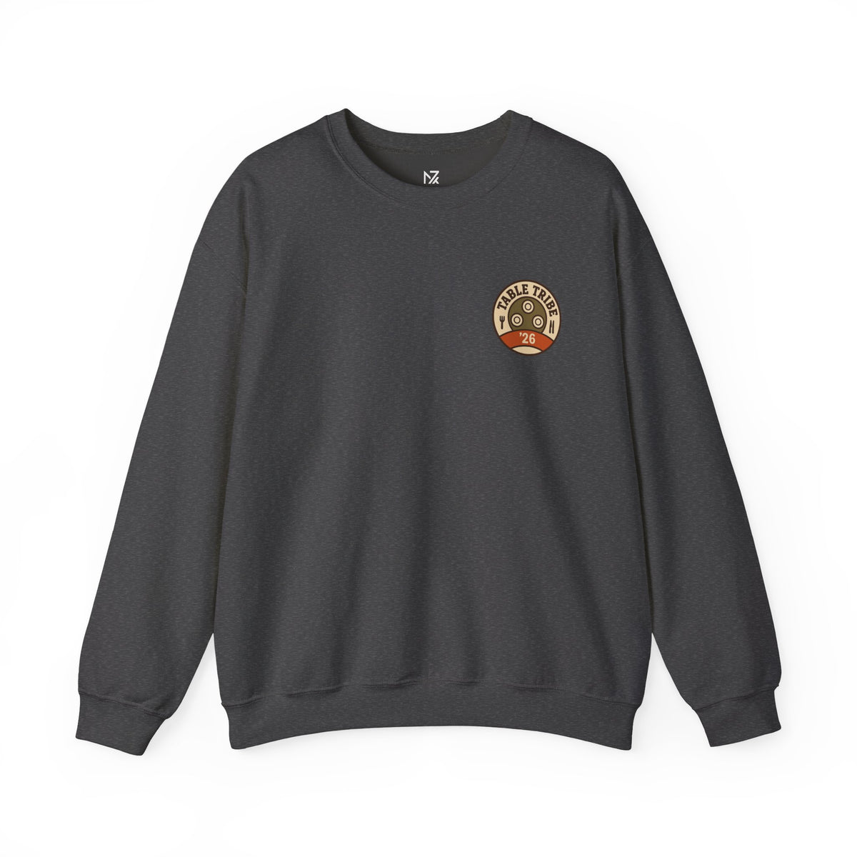 Family Reunion Sweatshirt | Thanksgiving Matching, Small Left-Chest Emblem