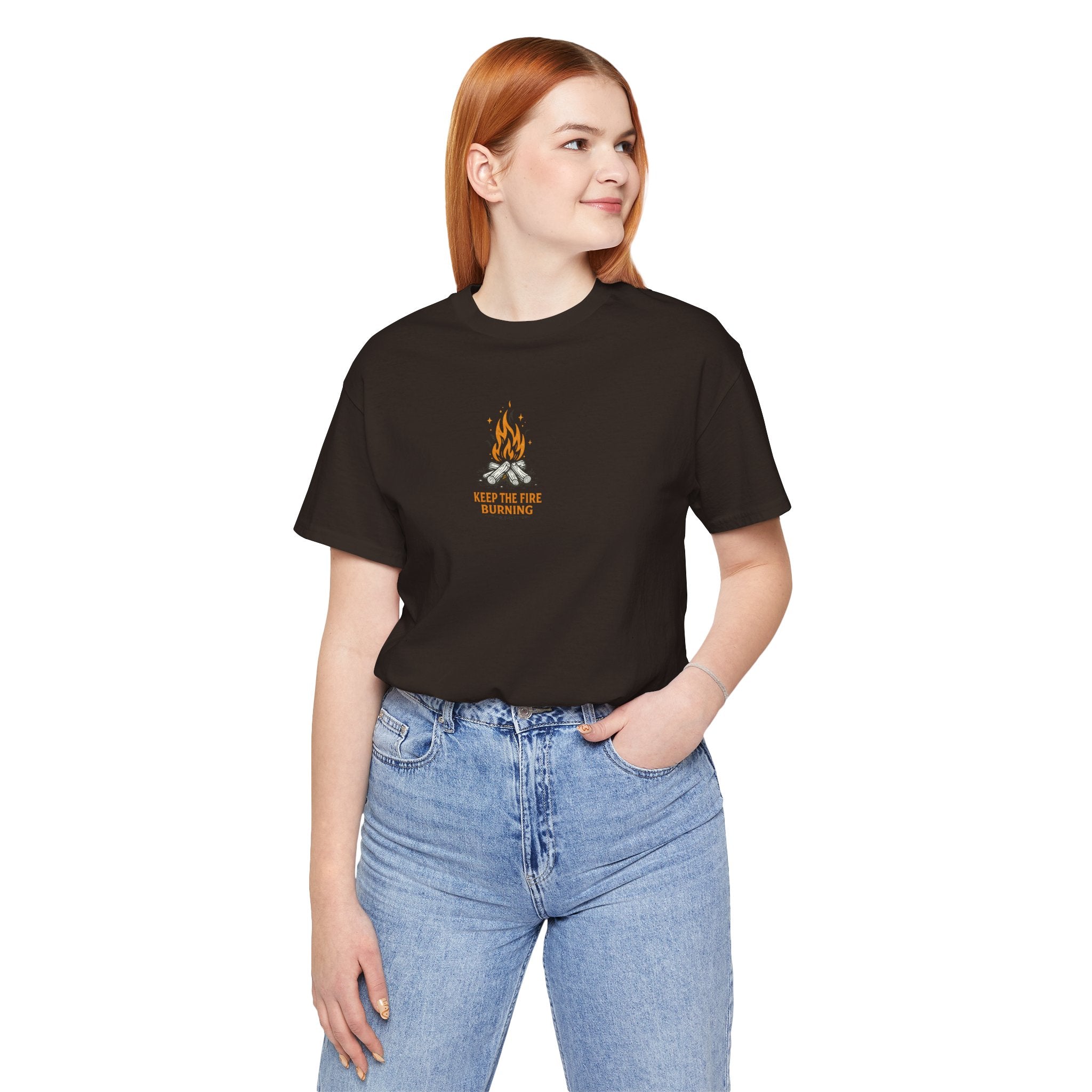 T-Shirt — Keep The Fire Burning Campfire Graphic Tee