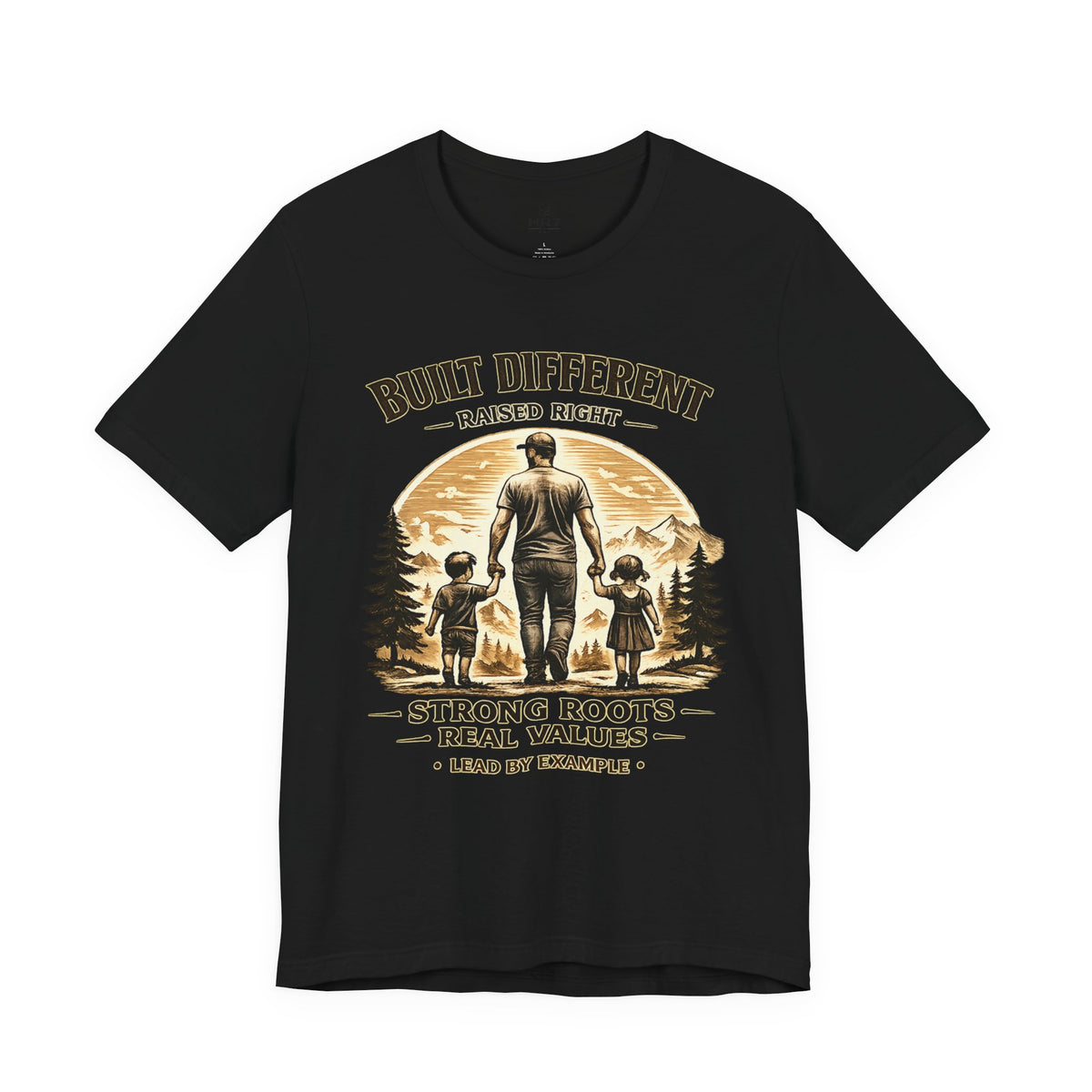 Built Different Raised Right shirt | Strong Roots Real Values tee | Fathers Day