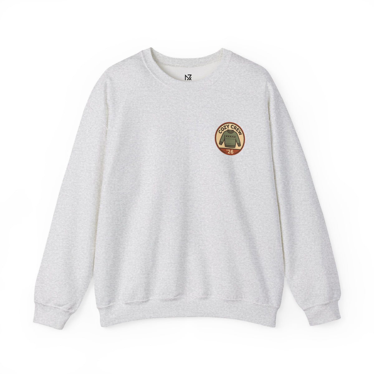 Matching Family Christmas Sweatshirt | Cozy Crew '26, Small Left-Chest Print