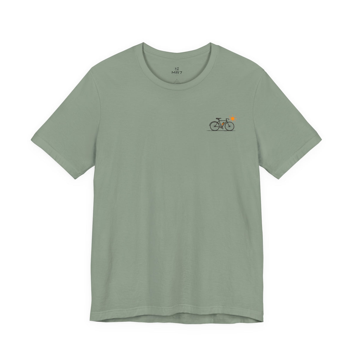 Minimal Bicycle Illustration Tee | Small Chest Bike Design
