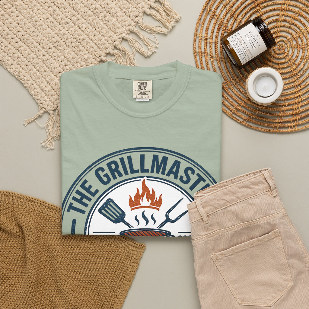 The Grillmaster T-shirt | BBQ Grill Logo, "An Offer You Can't Refuse (But You Can Eat)"