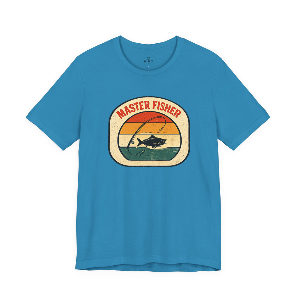 Master Fisher vintage sunset fishing T-Shirt | angler graphic tee