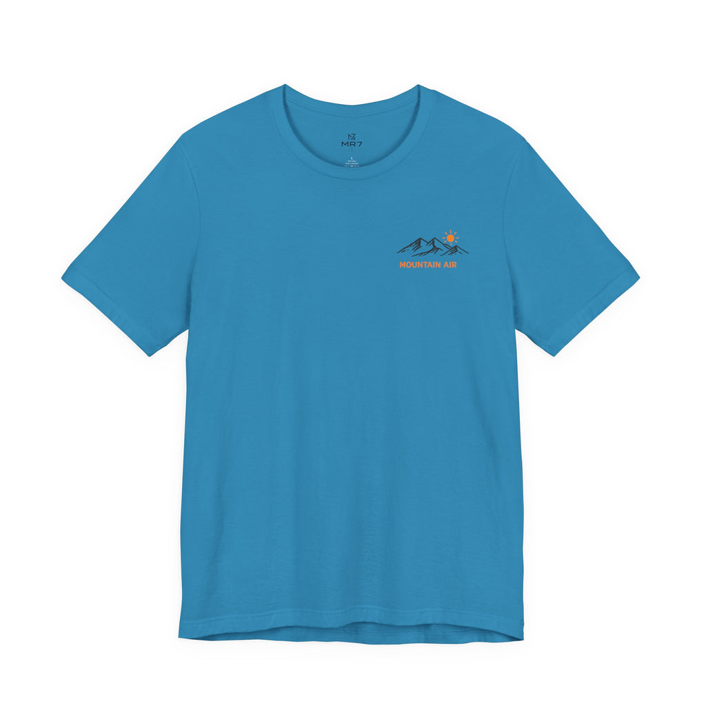 Mountain Sunrise Tee | Minimal Mountain Outline with Rising Sun