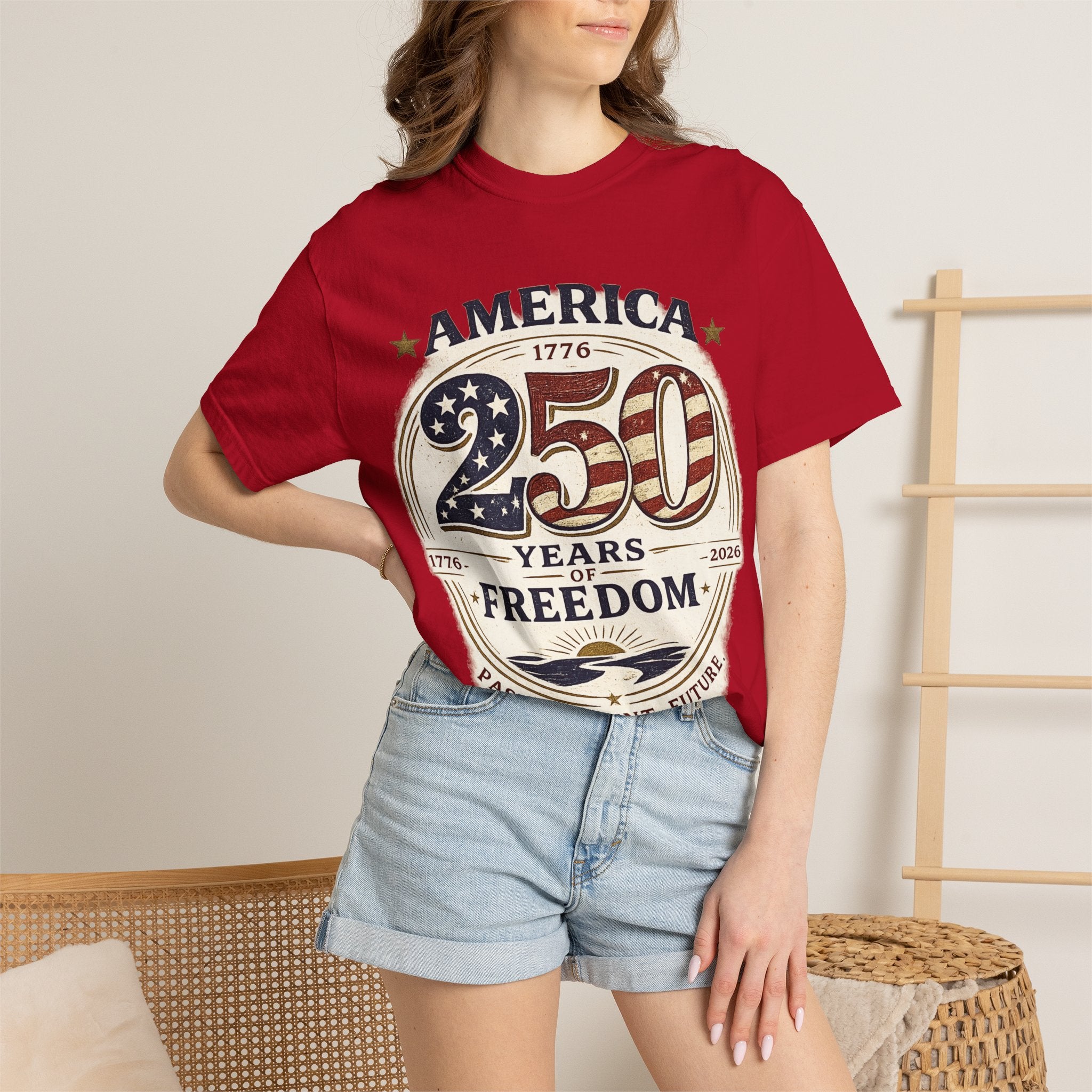 America 250 Years of Freedom T-shirt | 1776 2026 Patriotic Tee