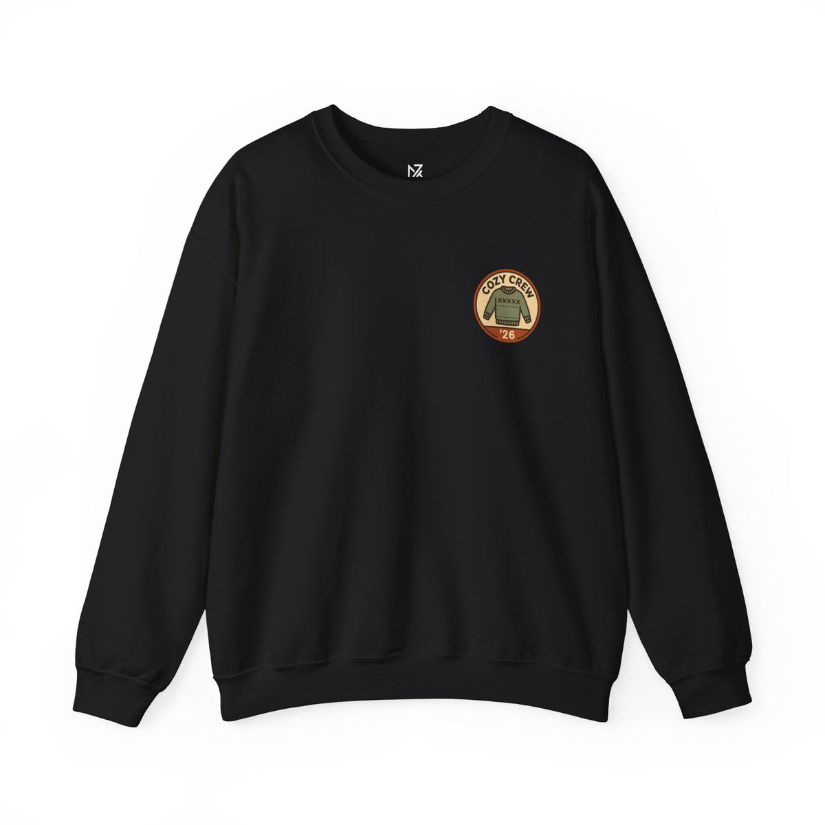 Matching Family Christmas Sweatshirt | Cozy Crew '26, Small Left-Chest Print