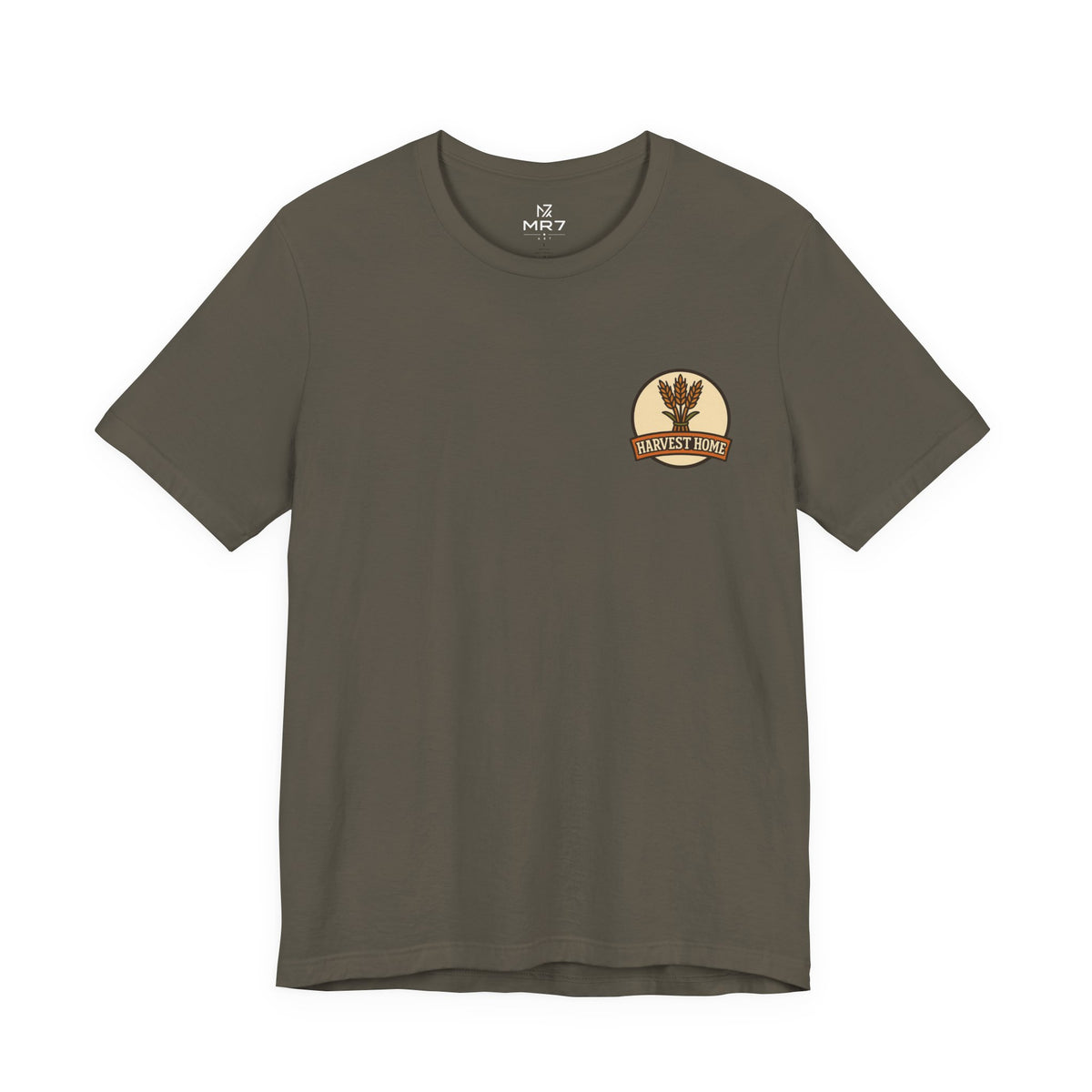 Thanksgiving Tee | Harvest Home Badge, Small Chest Print