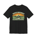 Pacific Northwest Wilderness Excursions T-Shirt | Mountain Trees Hiking Tee