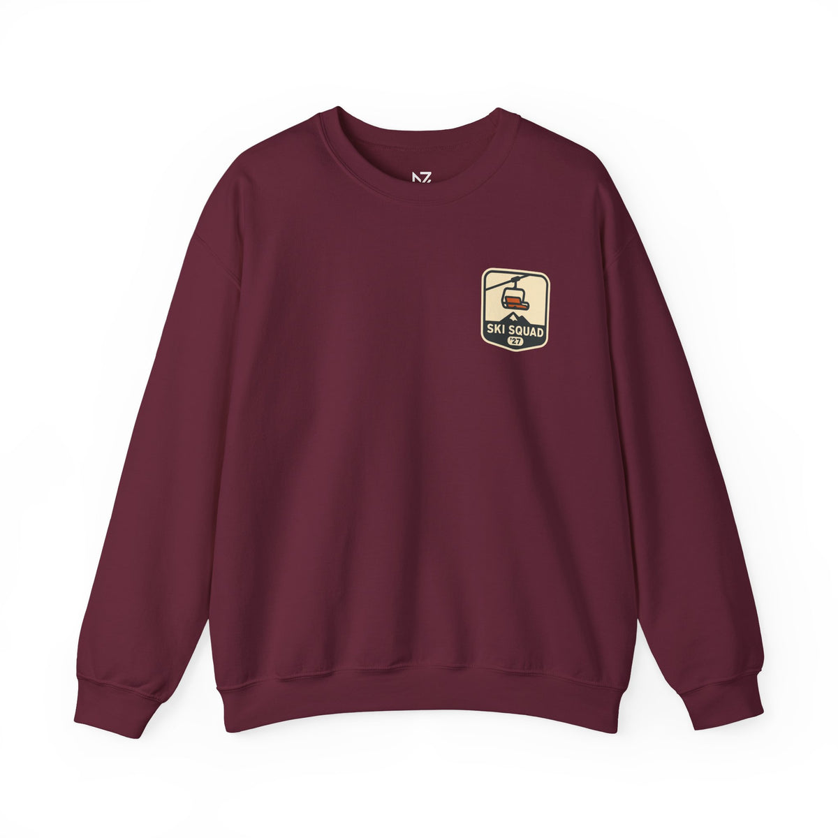 Ski Trip Sweatshirt | Matching Cabin Shirts, Small Chest Print