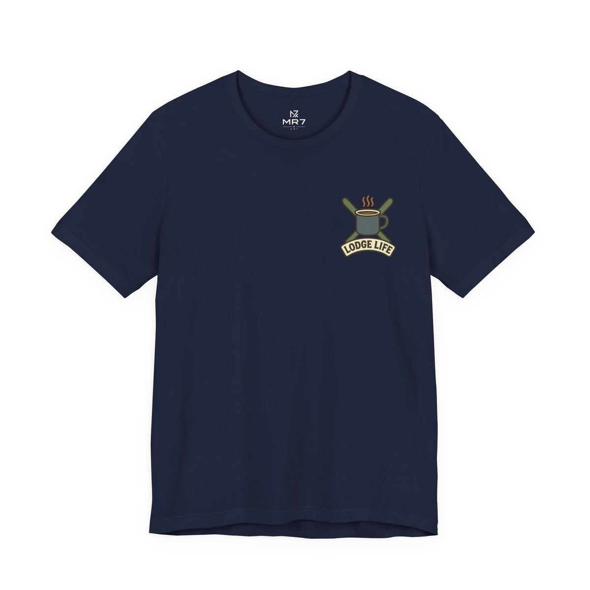 Ski Lodge Tee | Lodge Life, Minimal Left Chest Print