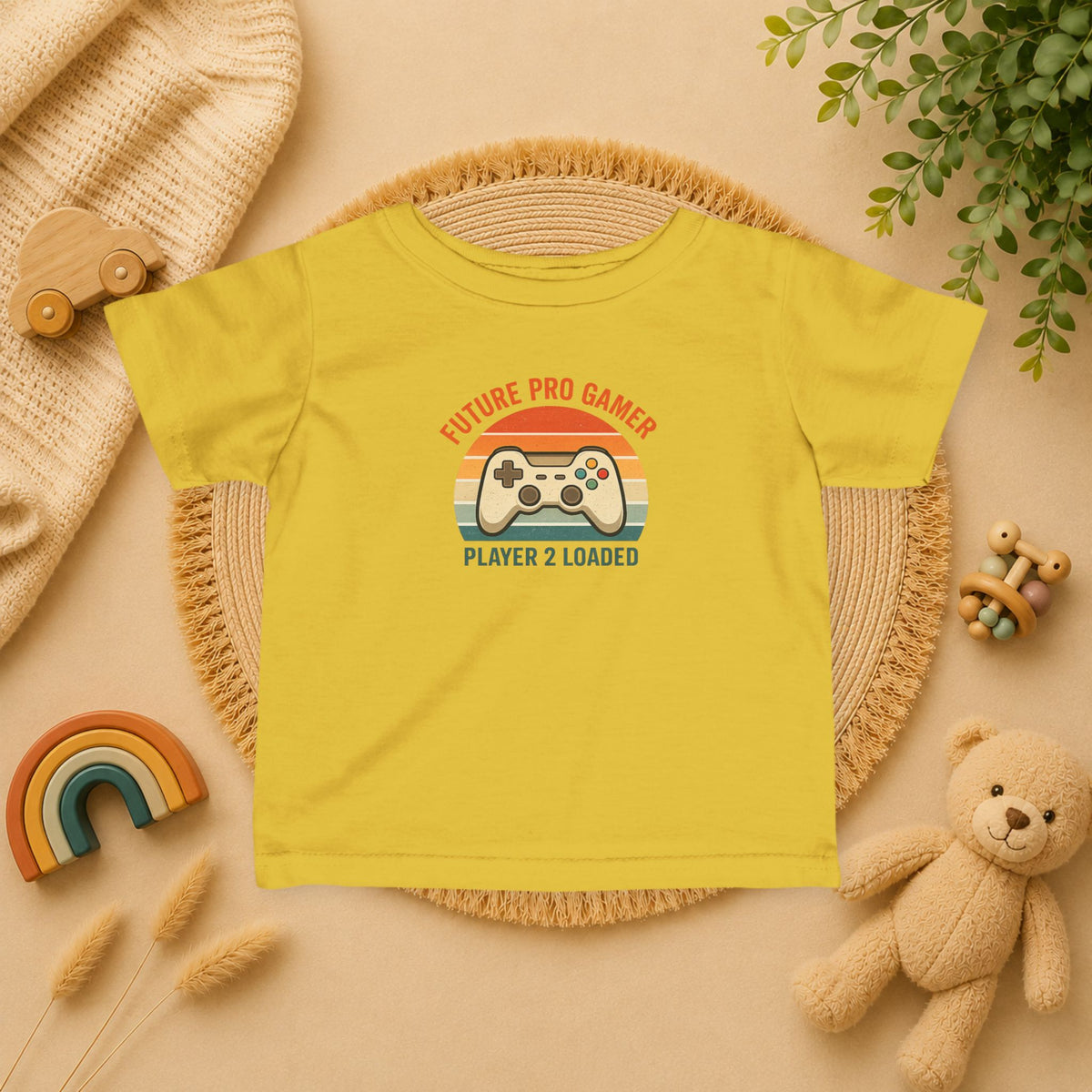 Future Pro Gamer Baby Shirt, Player 2 Loaded Baby Tee, Gamer Baby Gift, Gaming Baby Outfit, Newborn Gamer Shirt, Baby Shower Gift, Baby tee
