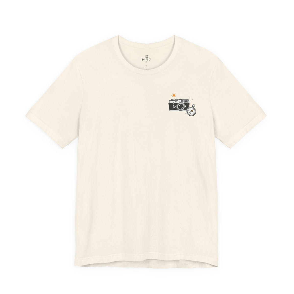 Retro Camera Tee | Minimal Chest Print Photography Shirt