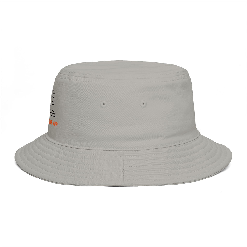 Salt In The Air Bucket Hat, Vintage Line Art Beach Hat, Cotton Summer Sun Hat, Surf Travel Gift
