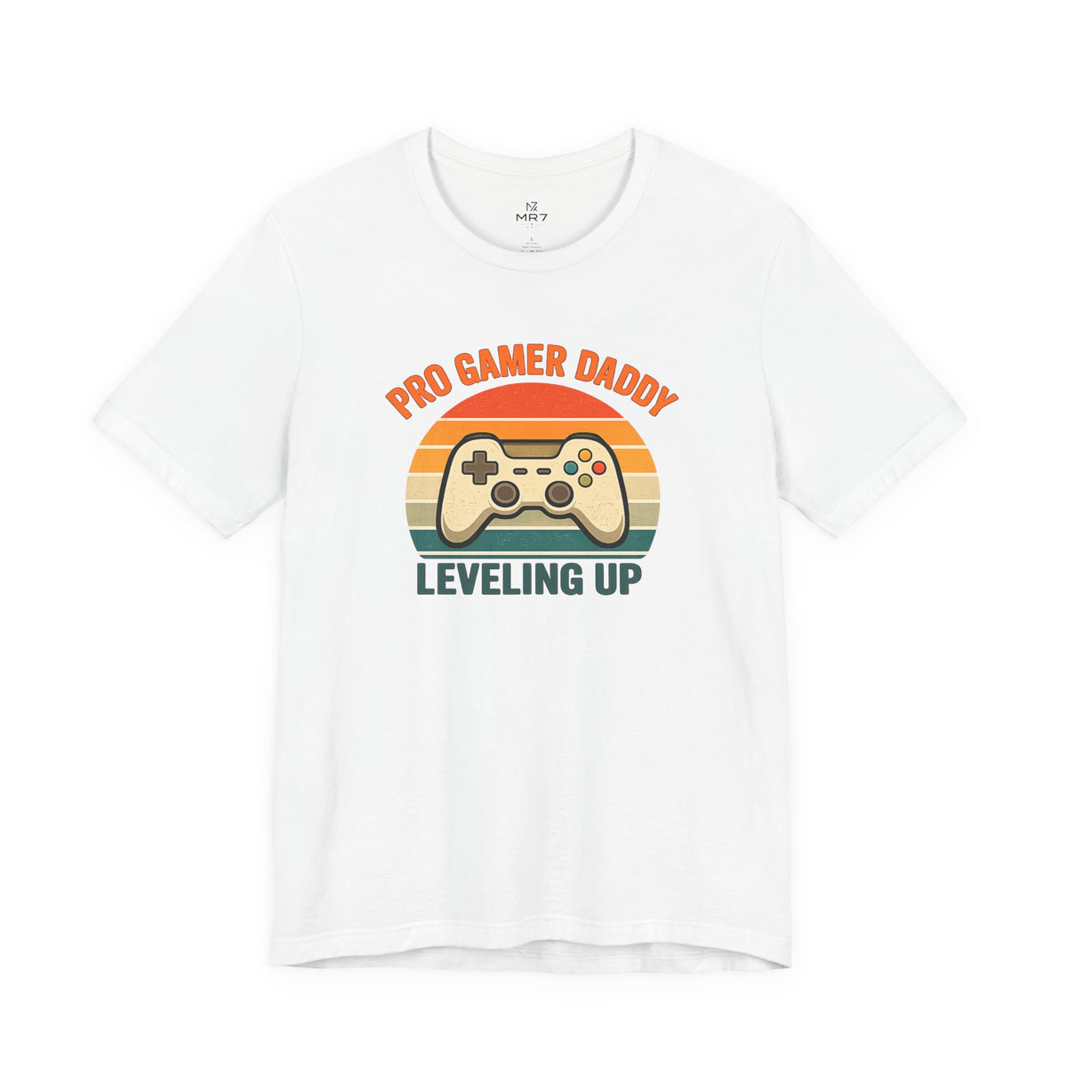 Pro Gamer Daddy Leveling Up T-Shirt | Video Game Controller Retro Tee
