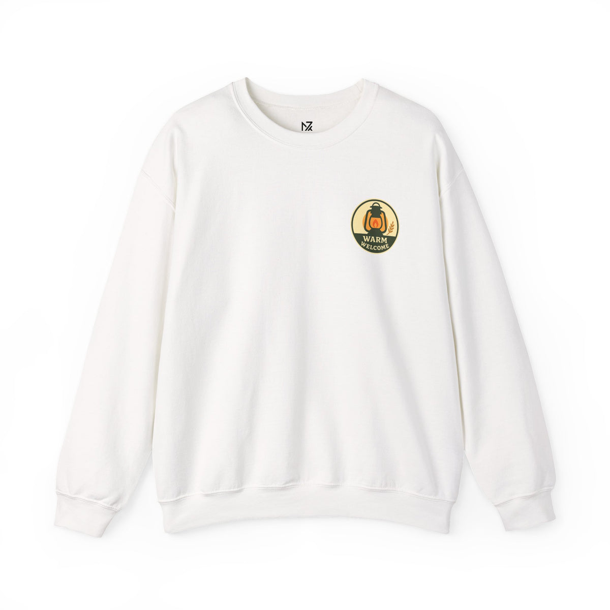 Thanksgiving Host Gift Sweatshirt | Warm Welcome Lantern, Small Chest Print