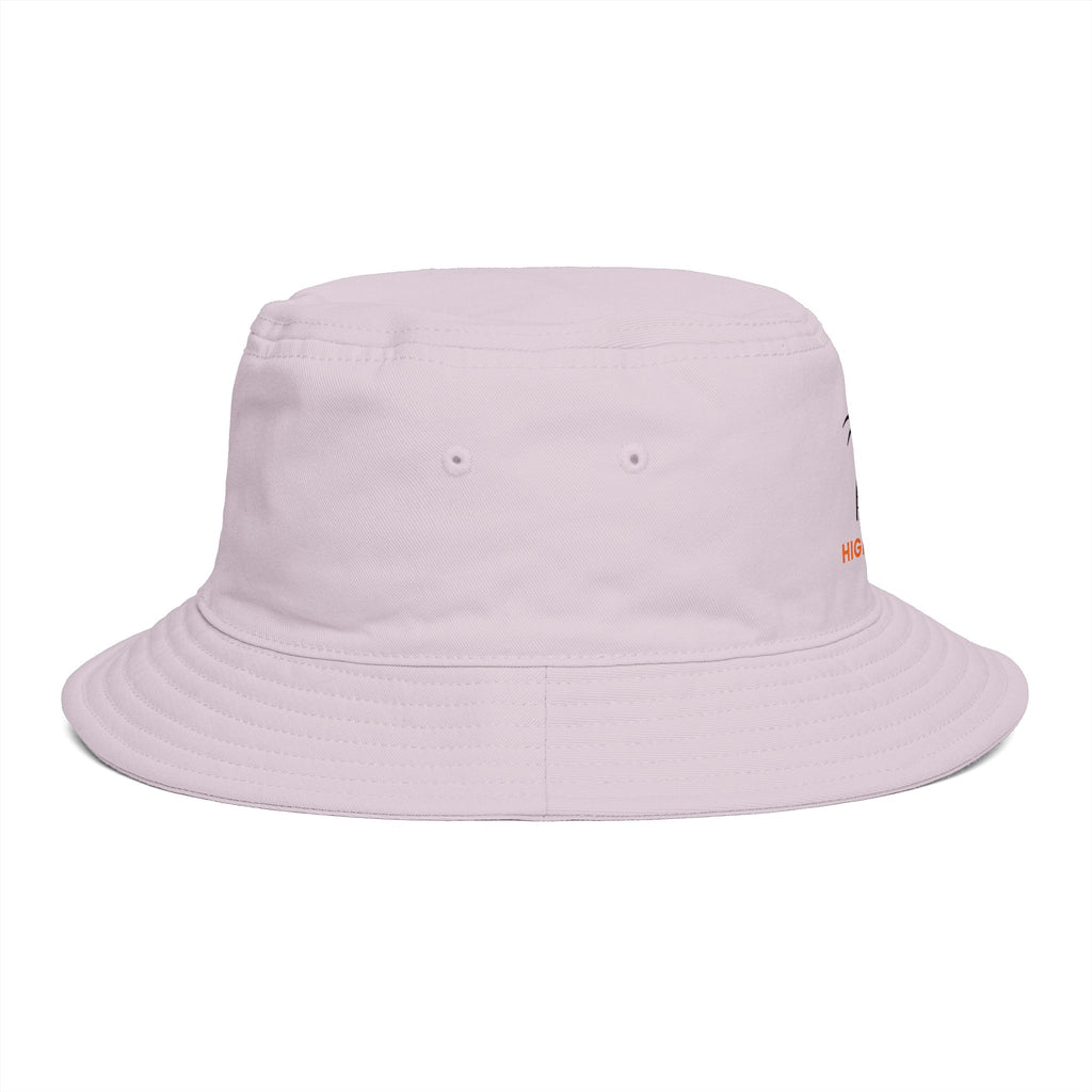 High Tides Bucket Hat, Vintage Line Art Beach Hat, Cotton Summer Sun Hat, Surf Travel Gift