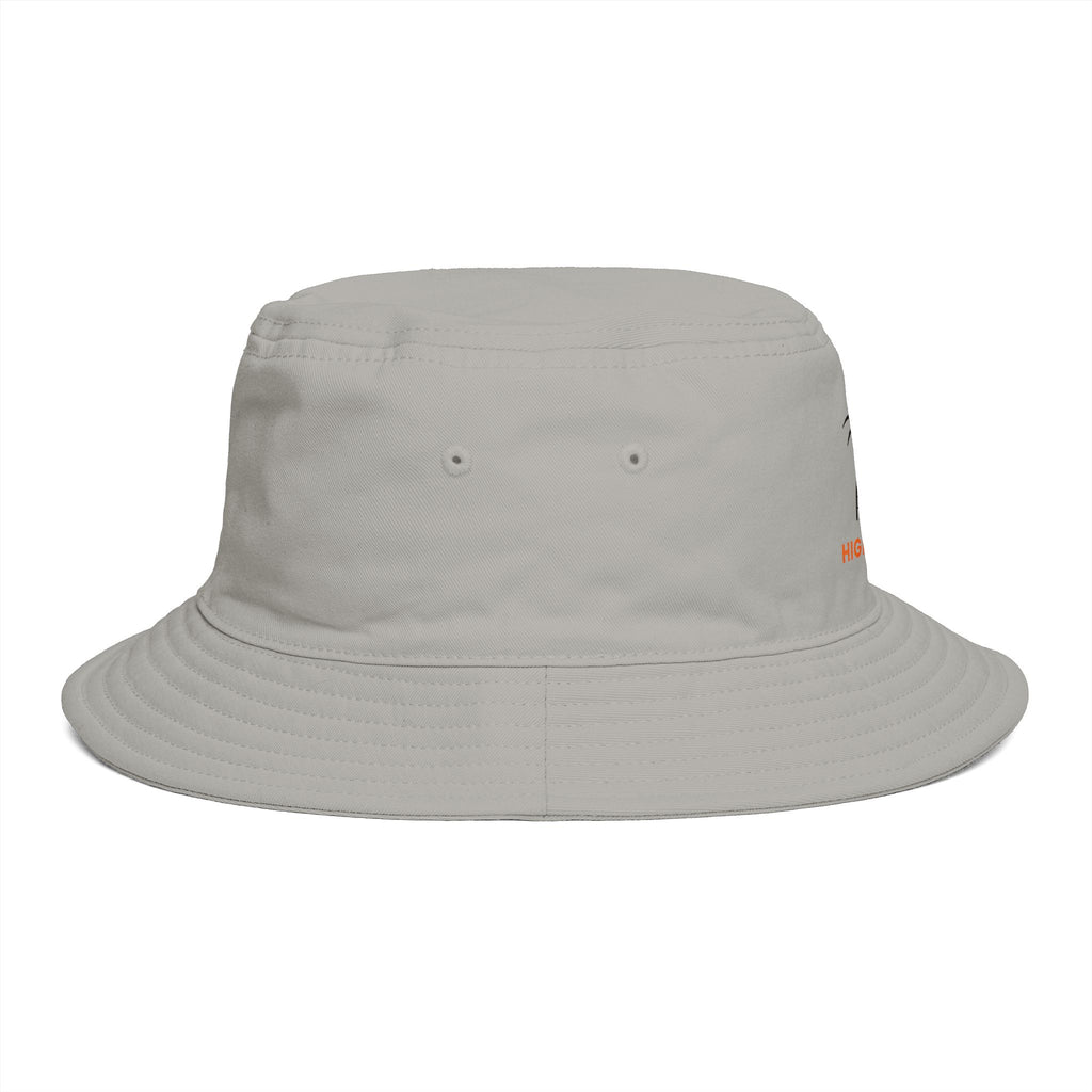 High Tides Bucket Hat, Vintage Line Art Beach Hat, Cotton Summer Sun Hat, Surf Travel Gift