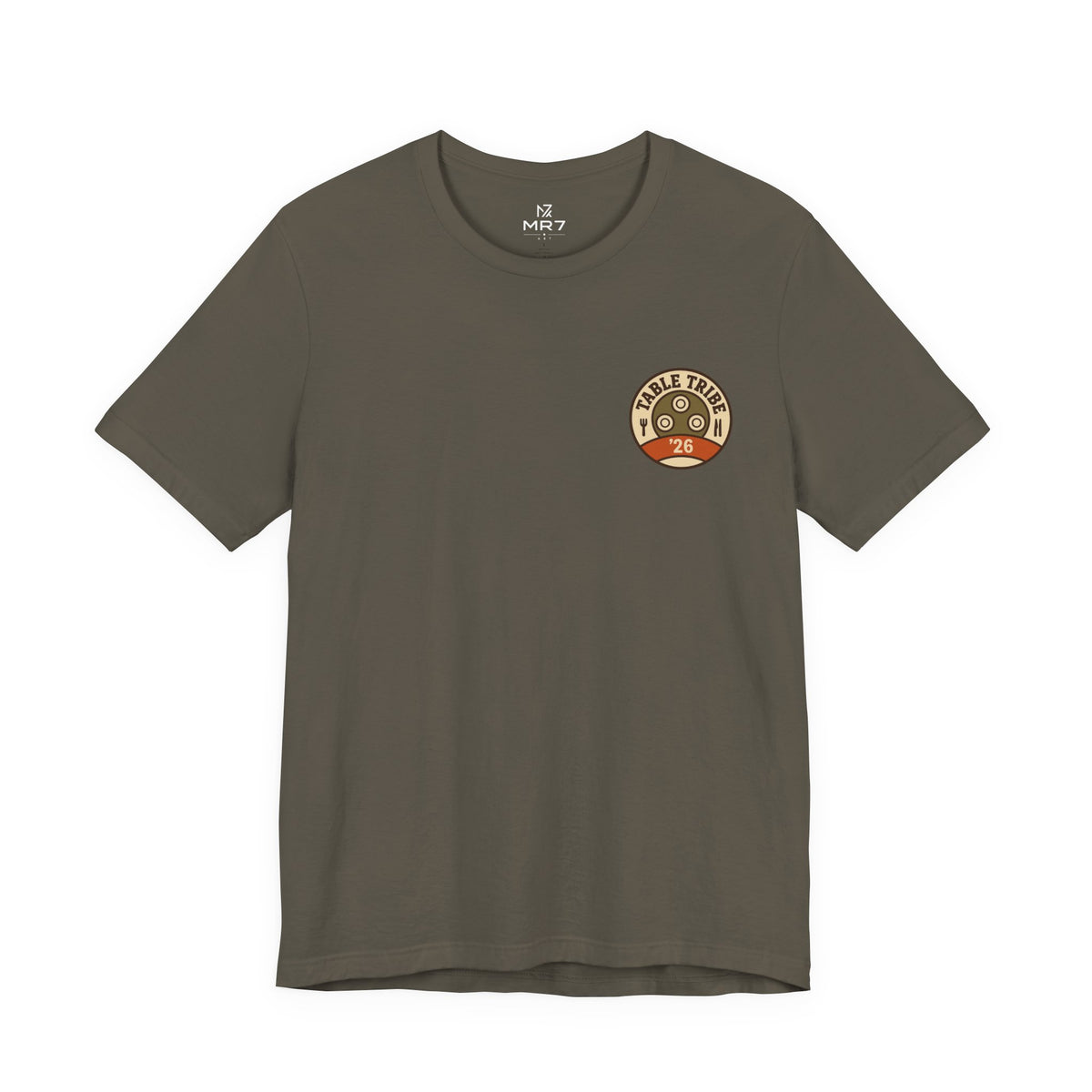 Family Reunion Tee | Thanksgiving Matching, Small Left-Chest Emblem