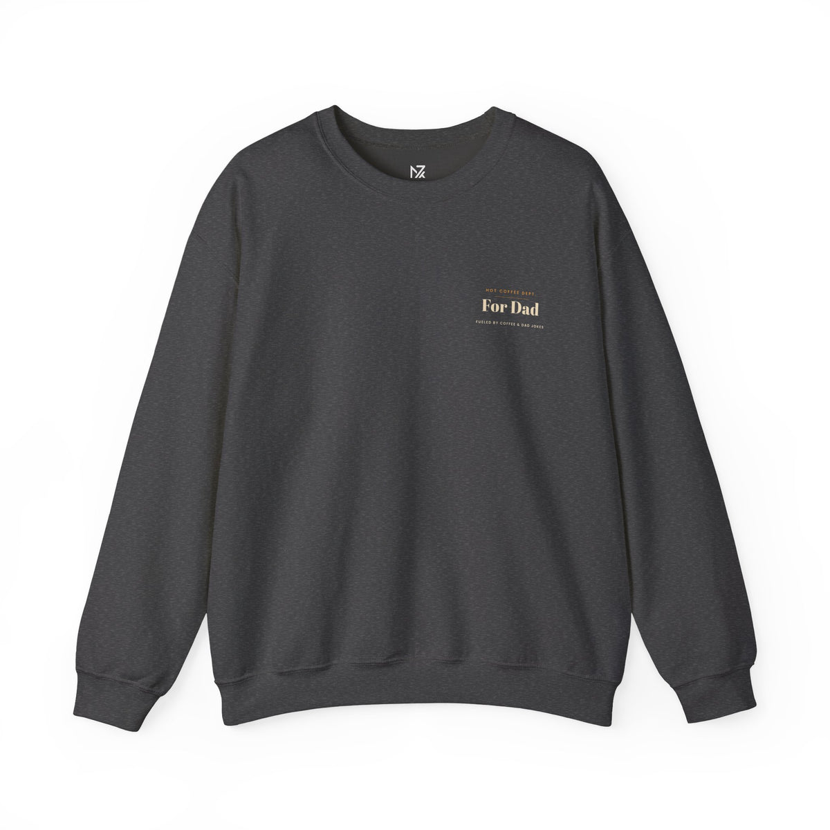 Dad Gift Sweatshirt | Vintage Thermos Badge, Minimal Chest Print