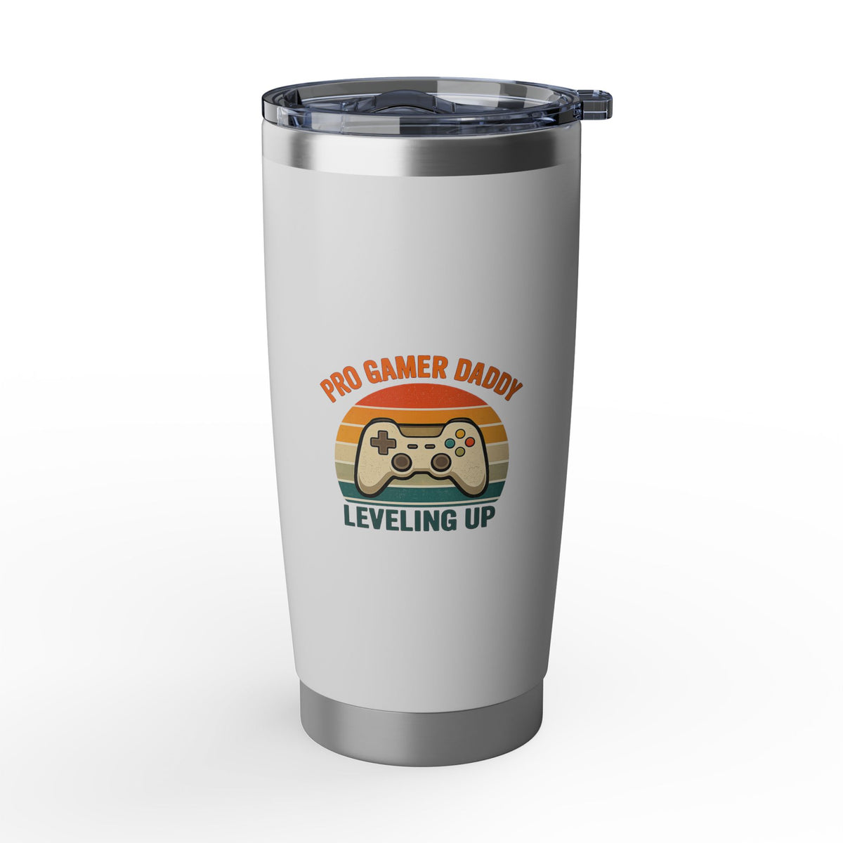 Pro Gamer Daddy Stainless Steel Tumbler 20oz, Insulated Travel Mug, Outdoor Coffee Gift