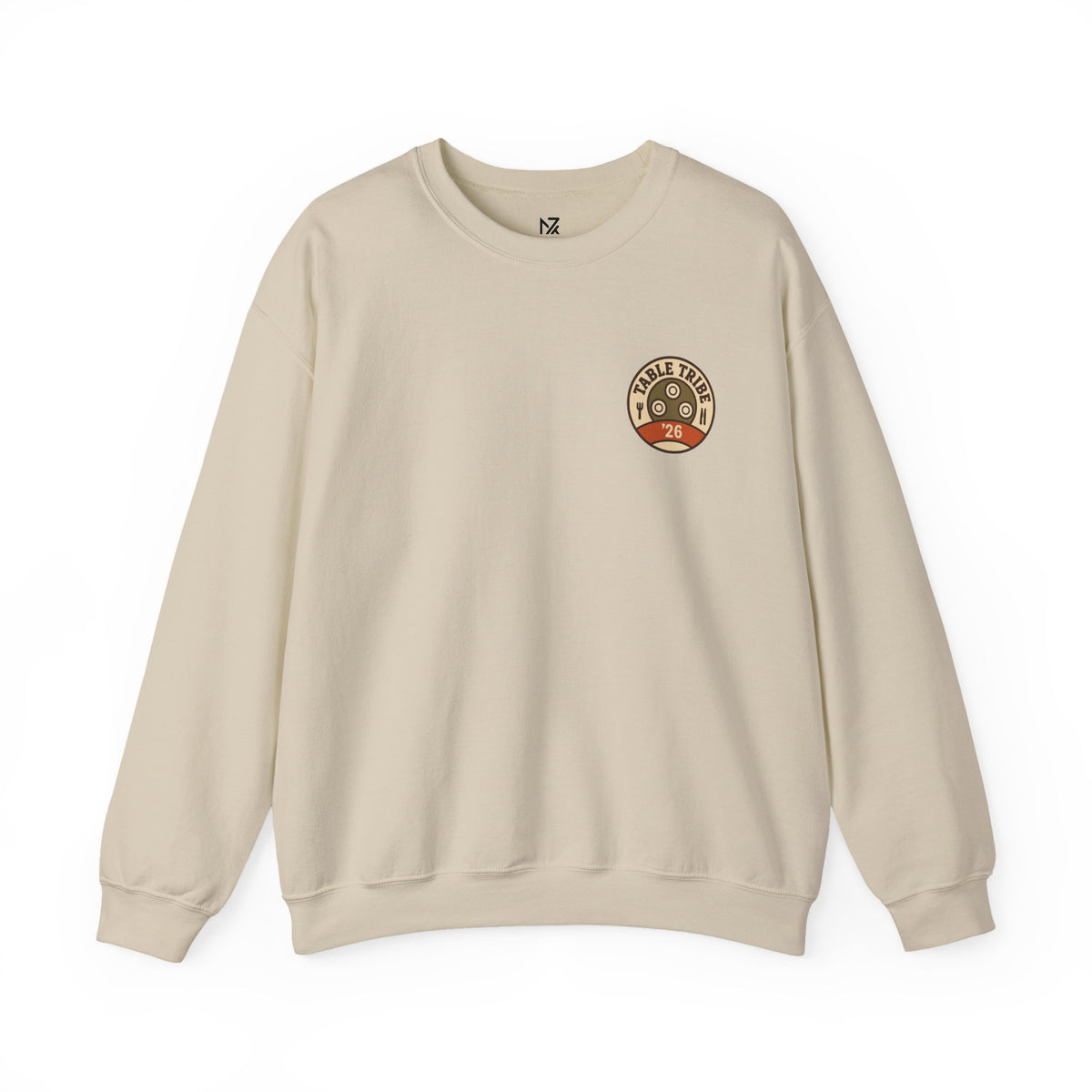 Family Reunion Sweatshirt | Thanksgiving Matching, Small Left-Chest Emblem
