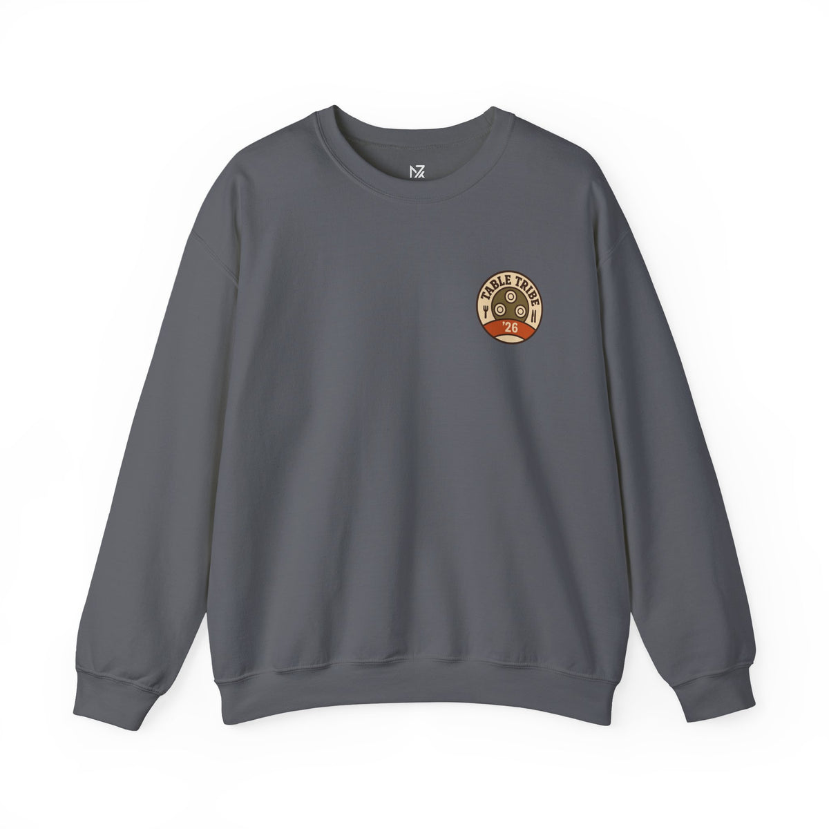 Family Reunion Sweatshirt | Thanksgiving Matching, Small Left-Chest Emblem