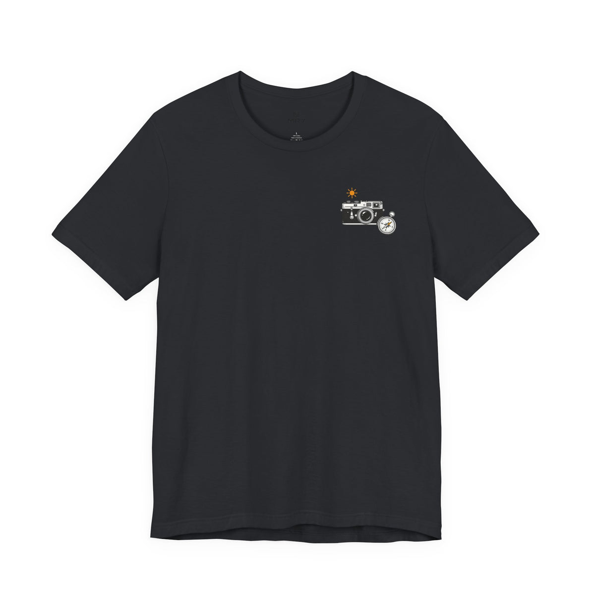 Retro Camera Tee | Minimal Chest Print Photography Shirt