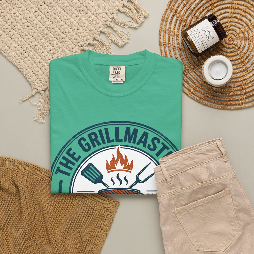 The Grillmaster T-shirt | BBQ Grill Logo, "An Offer You Can't Refuse (But You Can Eat)"