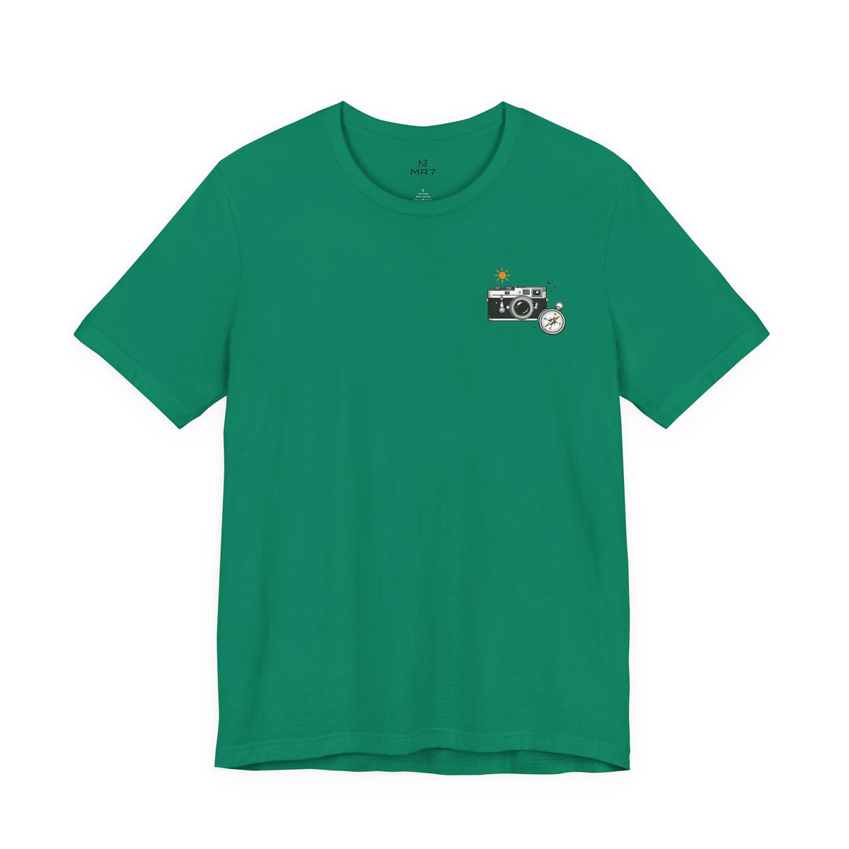 Retro Camera Tee | Minimal Chest Print Photography Shirt