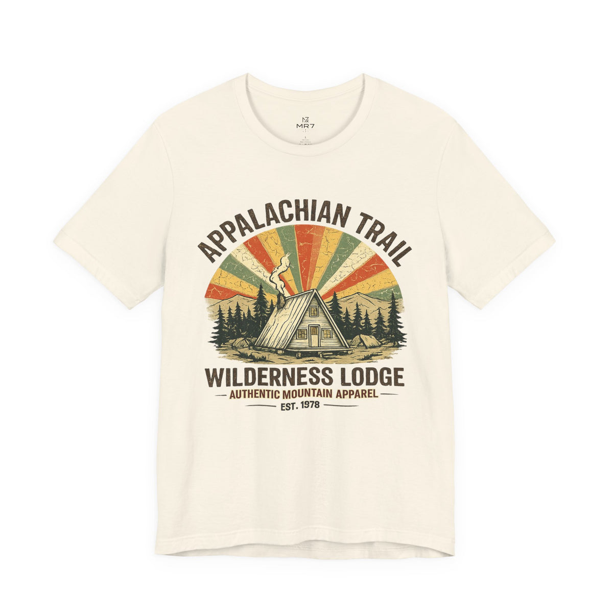Appalachian Trail Wilderness Lodge Tee | Mountain Cabin Sunset Shirt