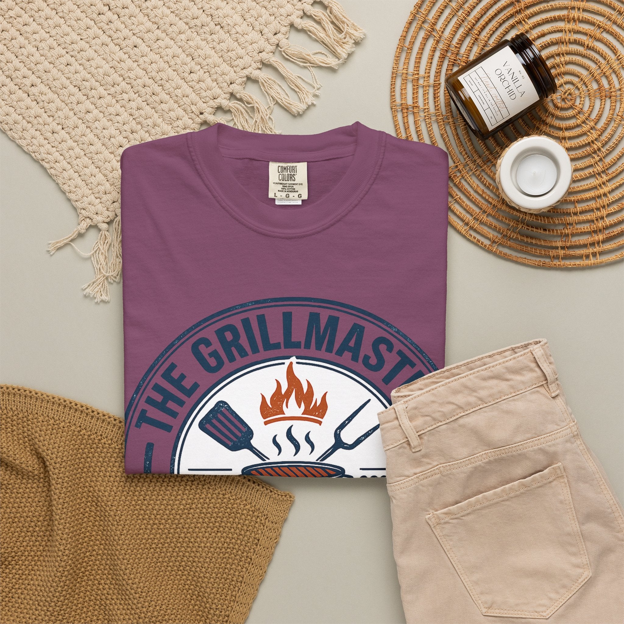 The Grillmaster T-shirt | BBQ Grill Logo, "An Offer You Can't Refuse (But You Can Eat)"