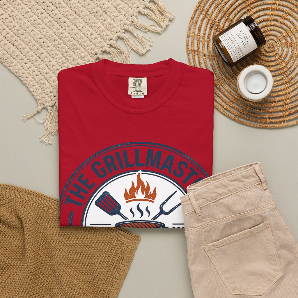 The Grillmaster T-shirt | BBQ Grill Logo, "An Offer You Can't Refuse (But You Can Eat)"