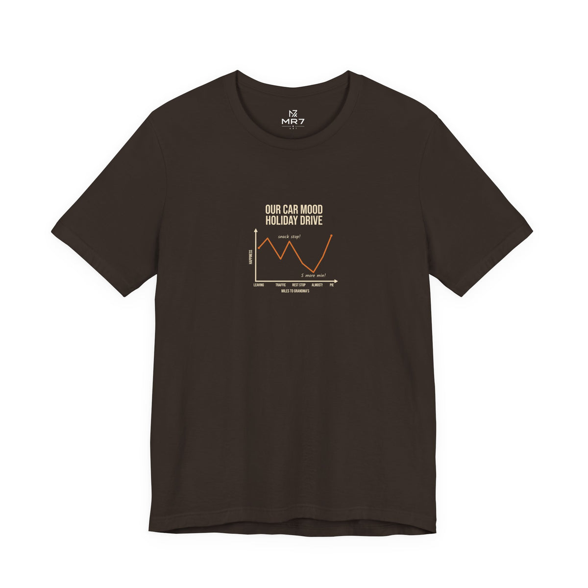Funny Graph Shirt Tee | Funny Chart Tee, Road Trip Gift, Minimal Chest Print