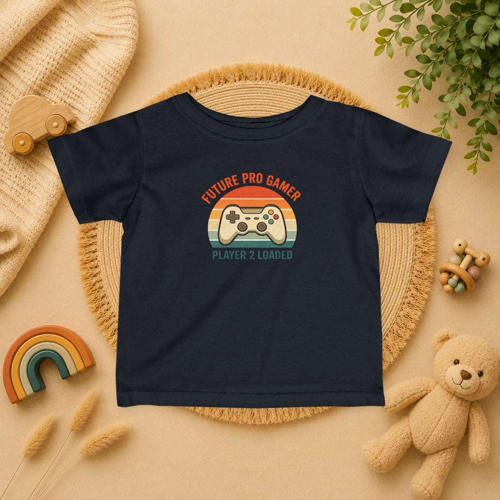 Future Pro Gamer Baby Shirt, Player 2 Loaded Baby Tee, Gamer Baby Gift, Gaming Baby Outfit, Newborn Gamer Shirt, Baby Shower Gift, Baby tee