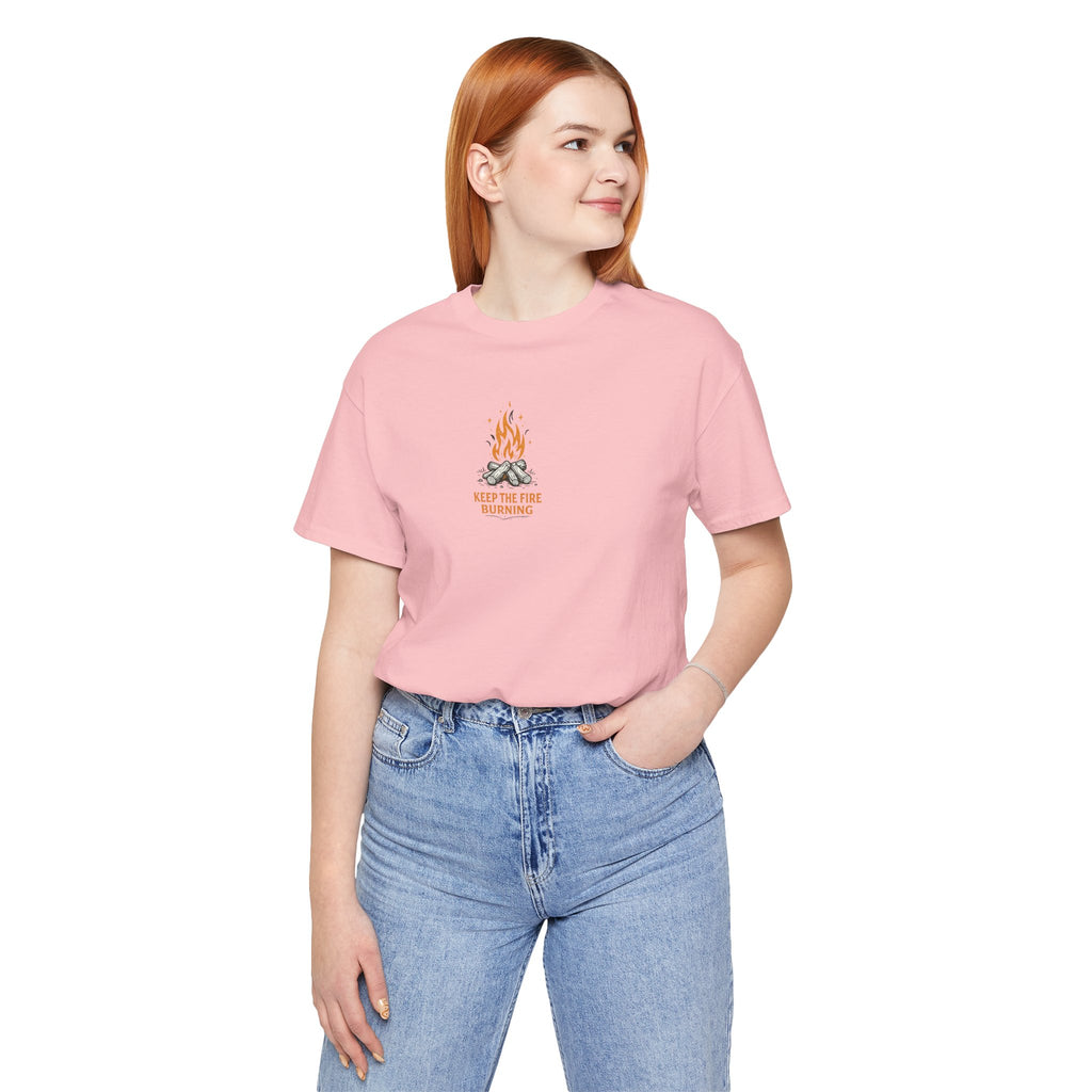 T-Shirt — Keep The Fire Burning Campfire Graphic Tee