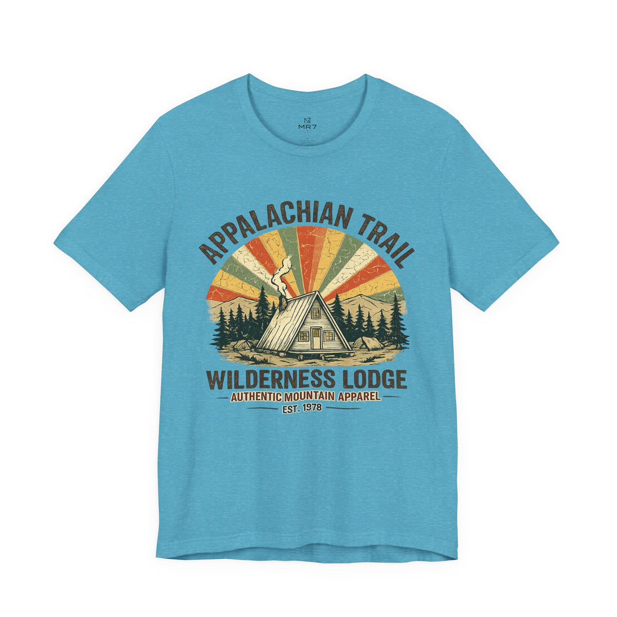 Appalachian Trail Wilderness Lodge Tee | Mountain Cabin Sunset Shirt
