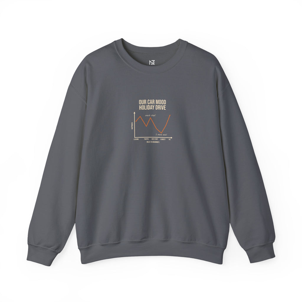 Funny Graph Shirt Sweatshirt | Funny Chart Sweatshirt, Road Trip Gift, Minimal Chest Print