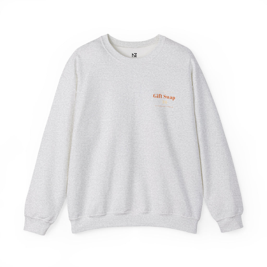 Secret Santa Sweatshirt | Office Gift Exchange, Small Left-Chest Print