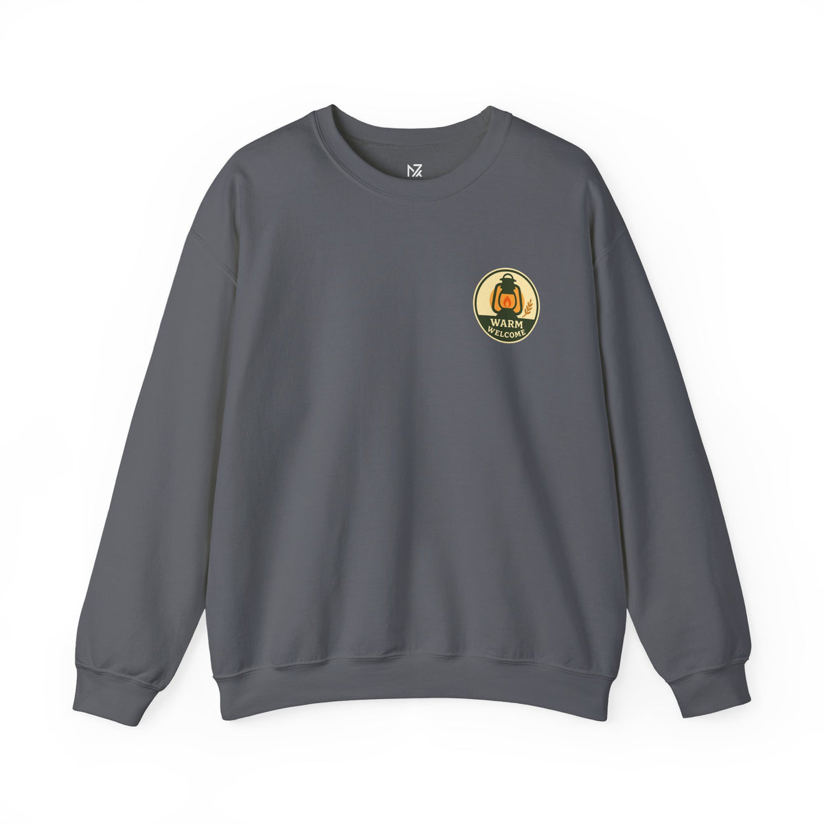 Thanksgiving Host Gift Sweatshirt | Warm Welcome Lantern, Small Chest Print