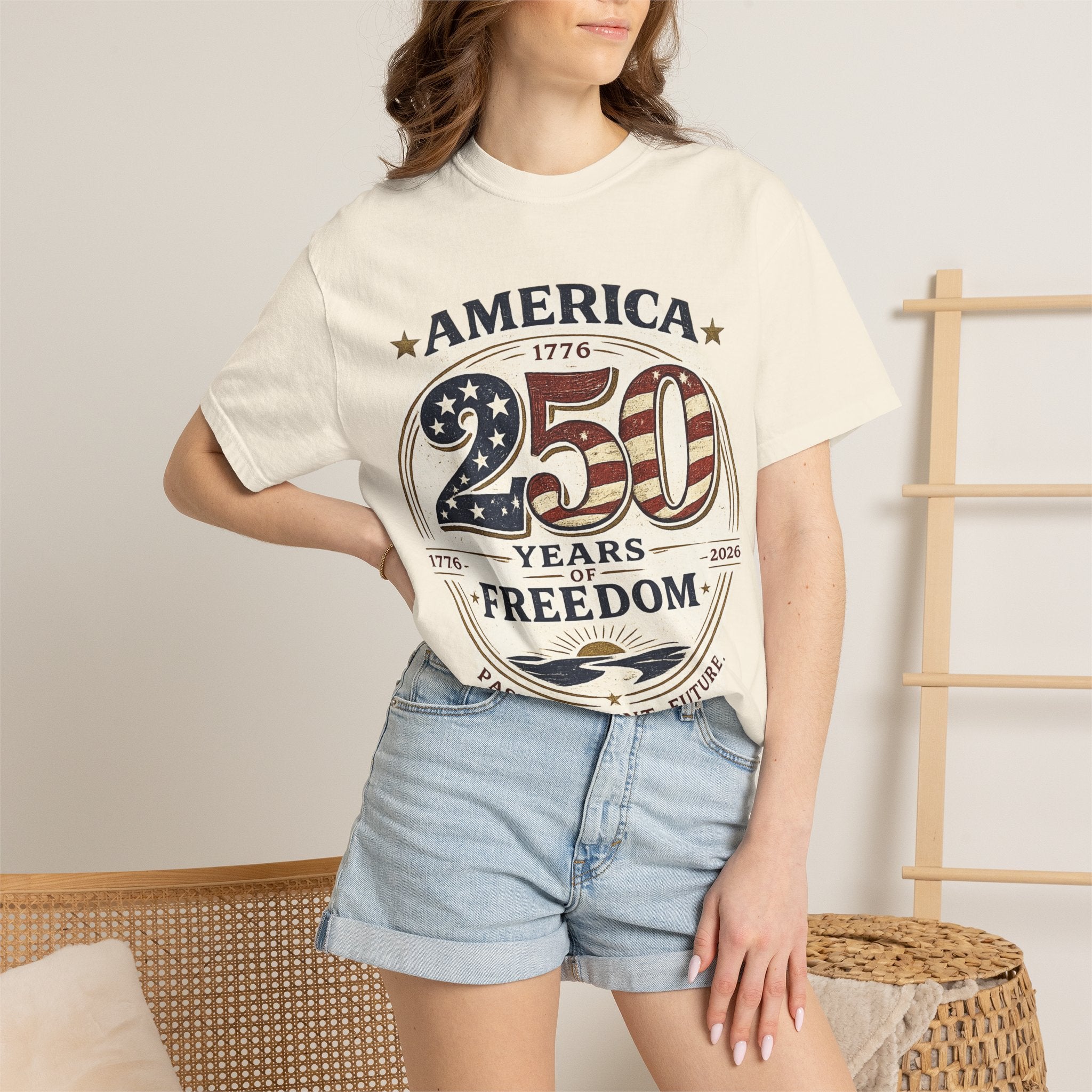 America 250 Years of Freedom T-shirt | 1776 2026 Patriotic Tee