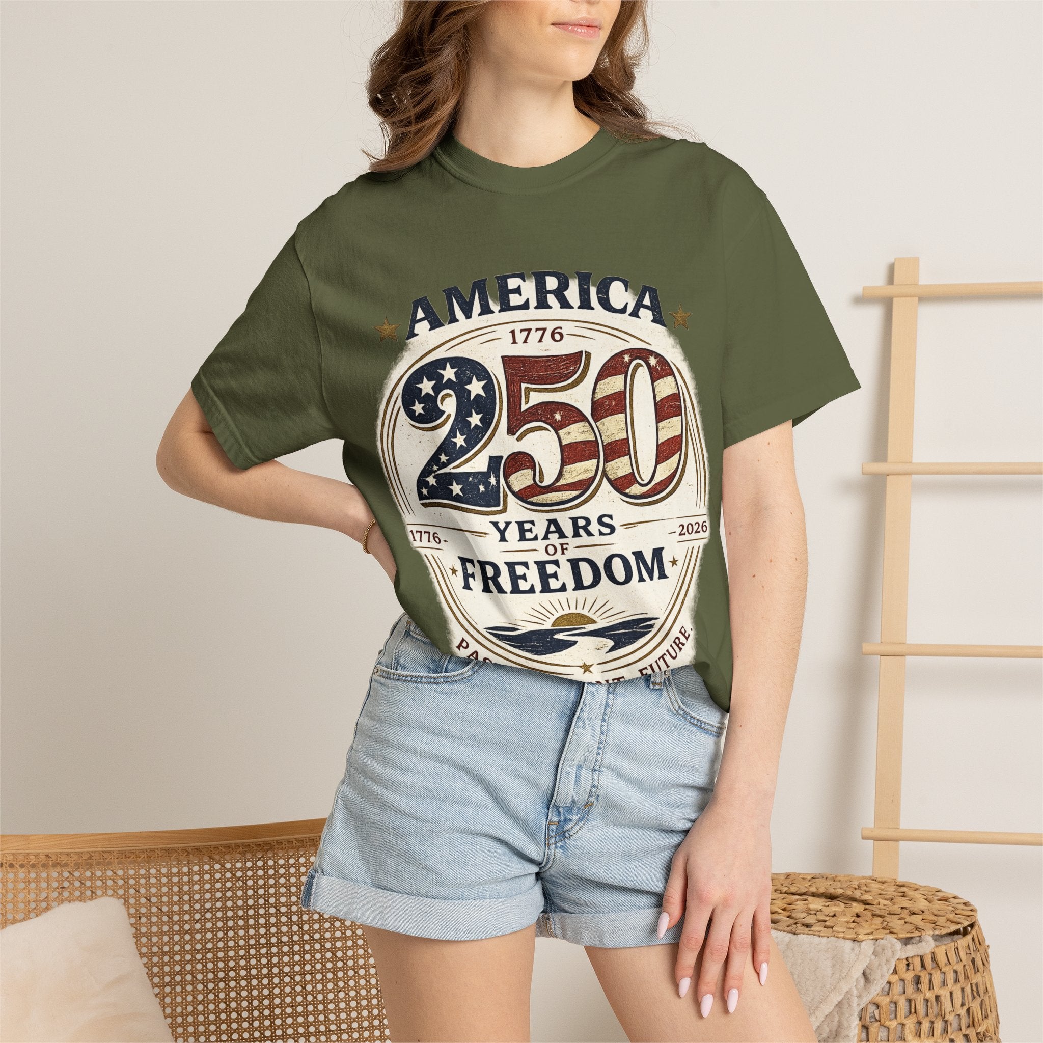 America 250 Years of Freedom T-shirt | 1776 2026 Patriotic Tee